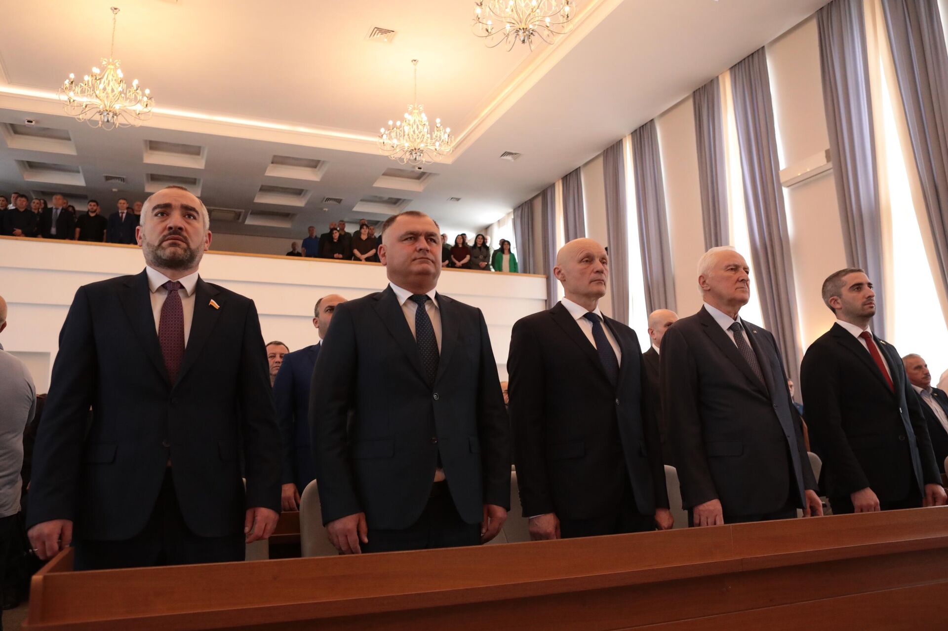 Торжественное собрание в честь 34-й годовщины принятия Акта о провозглашении независимости Южной Осетии - Sputnik Южная Осетия, 1920, 28.05.2026
