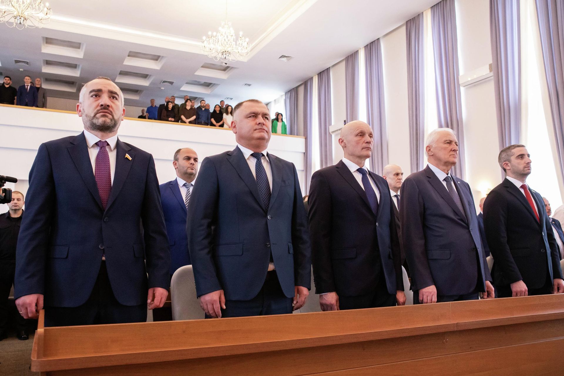 Торжественное собрание в честь 34-й годовщины принятия Акта о провозглашении независимости Южной Осетии - Sputnik Южная Осетия, 1920, 28.05.2026