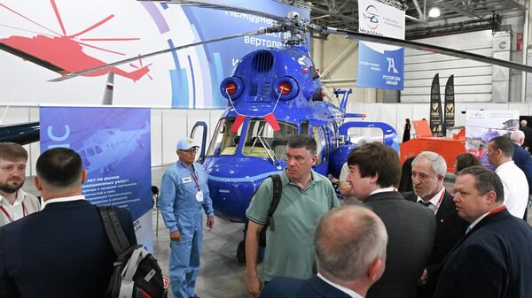 Международная выставка вертолетной индустрии и беспилотных авиационных систем HeliRussia в Подмосковье - Sputnik Южная Осетия