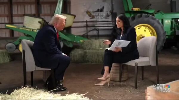 Ты либо несчастная, либо тупая, — Трамп психанул, обозвал журналистку Уэлкер и покинул интервью - Sputnik Южная Осетия