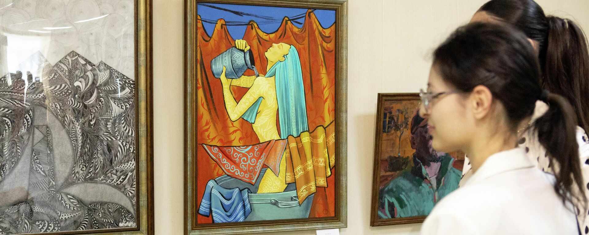 Выставка художников Tskhinval 5, посвященная Дню России - Sputnik Южная Осетия, 1920, 10.06.2026