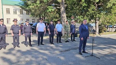 Гаглоев осмотрел новые казармы для бойцов ОМОН МВД Южной Осетии