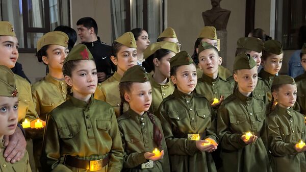 Акция Свеча памяти в Цхинвале - Sputnik Южная Осетия
