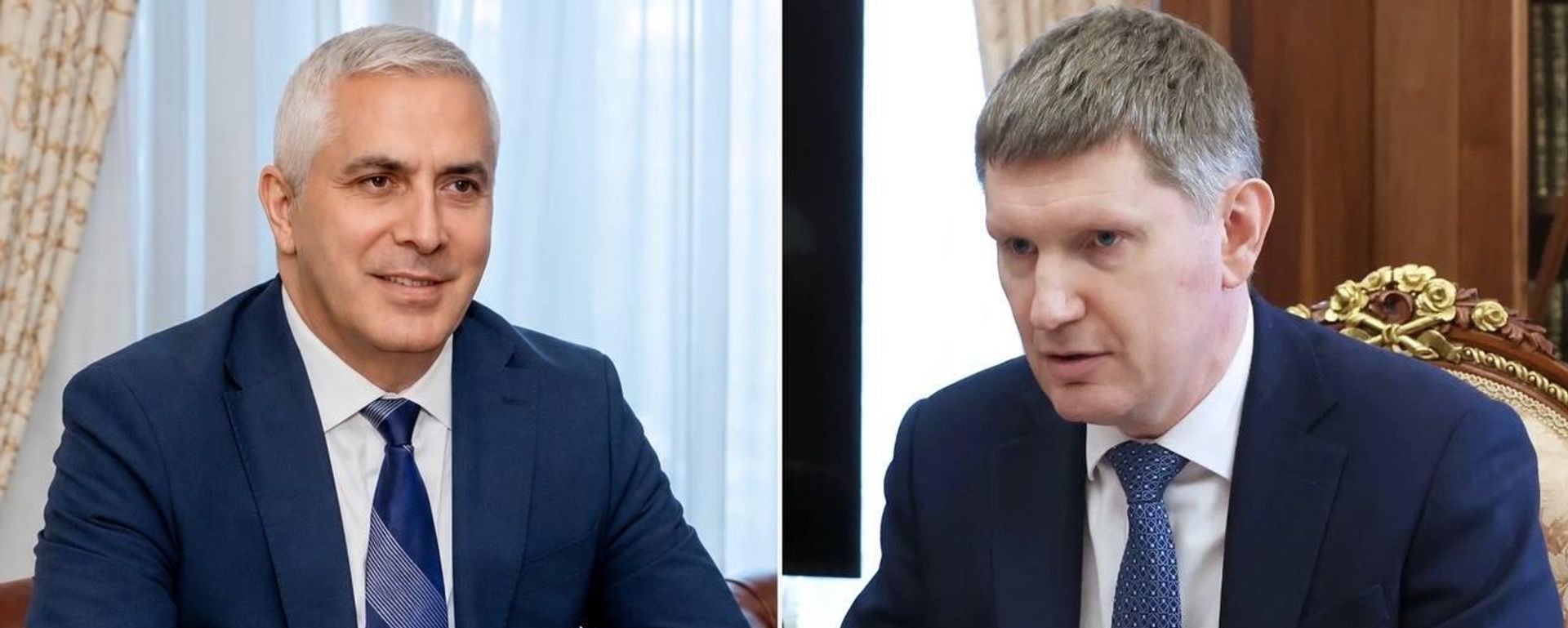 Камболов и министр экономики России обсудили реализацию программы развития Южной Осетии - Sputnik Южная Осетия, 1920, 23.06.2026