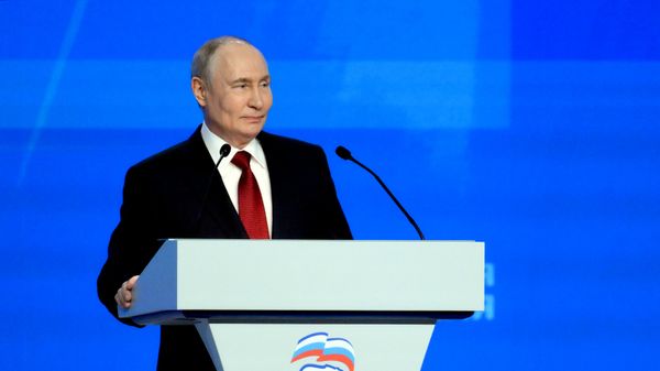 Президент РФ Владимир Путин на съезде партии Единая Россия - Sputnik Южная Осетия