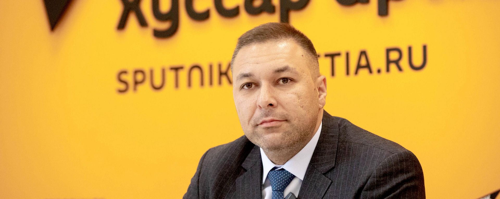 Алан Тибилов на пресс-конференции в Sputnik - Sputnik Южная Осетия, 1920, 29.06.2026
