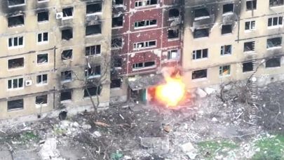 Бои в Константиновке. Архивное фото 