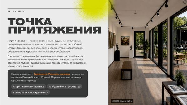 Проект творческого пространства Арт-Перевал в парке им. В. Хубулова - Sputnik Южная Осетия