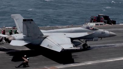 Авианосец ВМС США Джордж Буш на Ближнем Востоке 