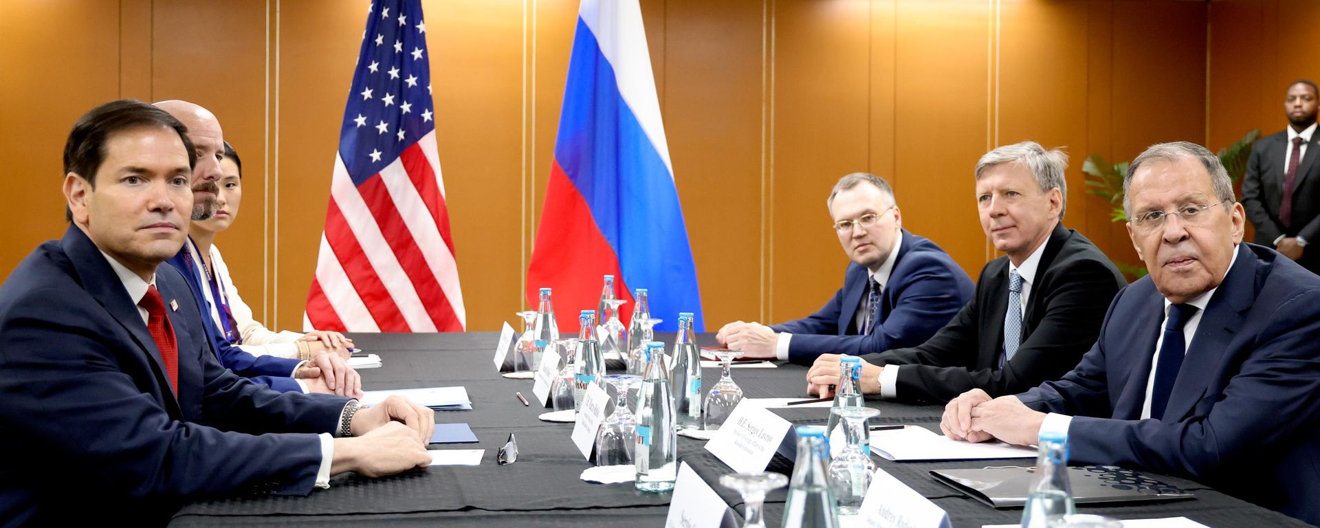 Встреча главы МИД РФ Сергея Лаврова и госсекретаря США Марко Рубио - Sputnik Южная Осетия, 1920, 23.07.2026