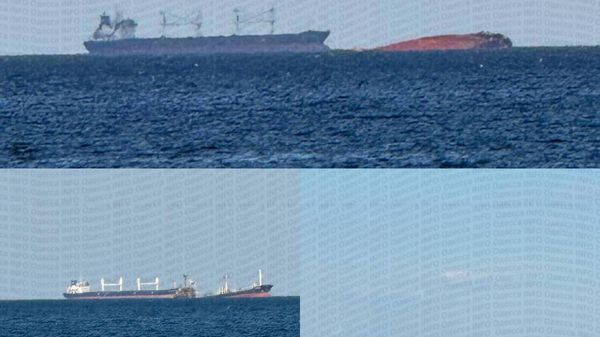 Российские военные в акватории Чёрного моря затопили ударом дрона-камикадзе украинский сухогруз, сообщают одесские Telegram-каналы - Sputnik Южная Осетия