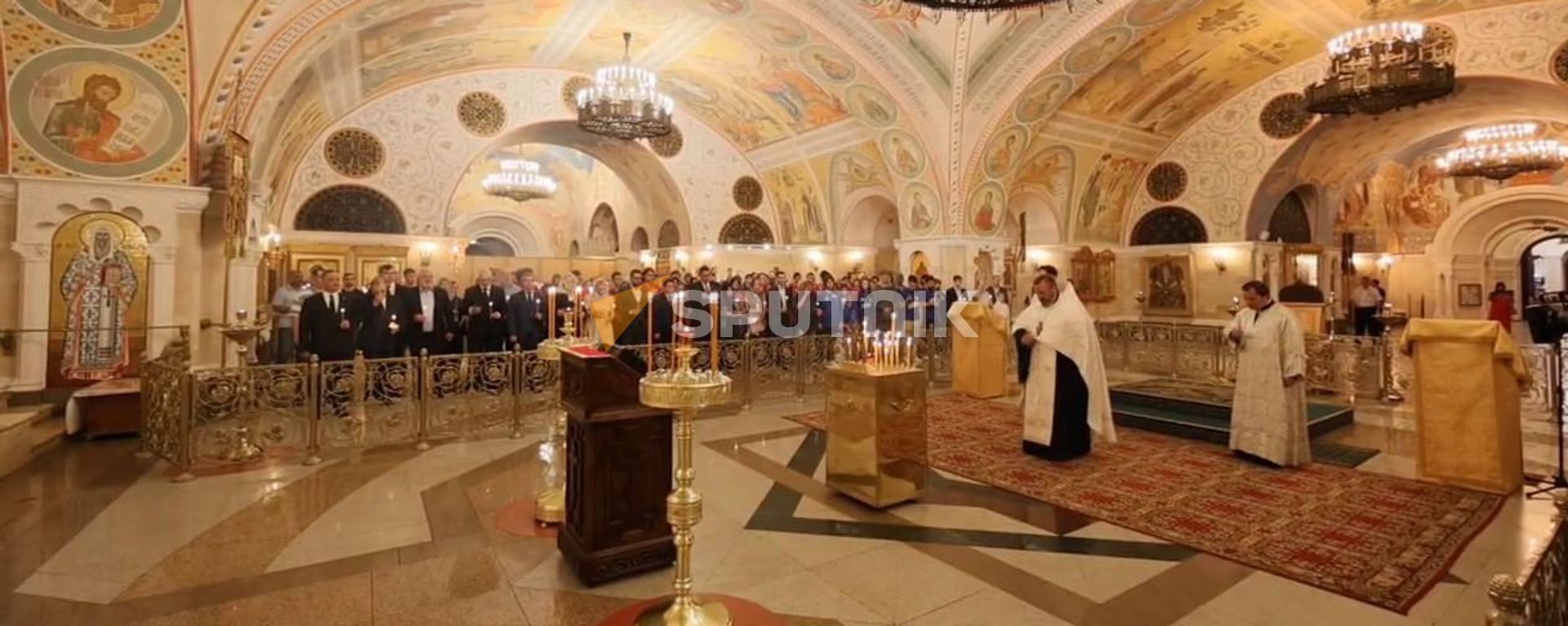 Молебен в храме Христа Спасителя в Москве по погибшим в результате грузинской агрессии в августе 2008 года в Южной Осетии - Sputnik Южная Осетия, 1920, 08.08.2026
