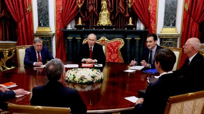 Встреча президента Владимира Путина со Стивом Уиткоффом и Джаредом Кушнером
