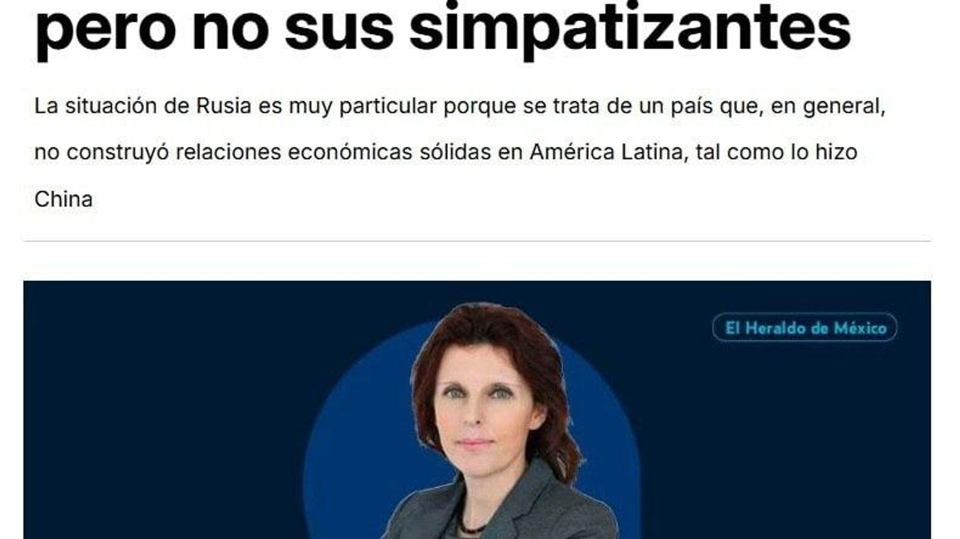 В Мексике возмущены: RT и Sputnik укрепляют влияние России в Латинской Америке В Мексике возмущены: RT и Sputnik укрепляют влияние России в Латинской Америке - Sputnik Южная Осетия, 1920, 08.09.2026