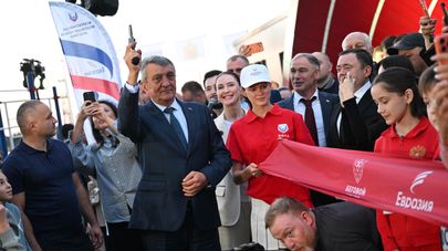 Открытие первого в России бегового центра ВФЛА во Владикавказе 
