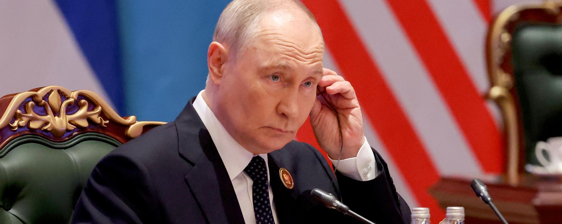 Президент РФ Владимир Путин на заседании XVIII саммита БРИКС в Нью-Дели - Sputnik Южная Осетия, 1920, 12.09.2026