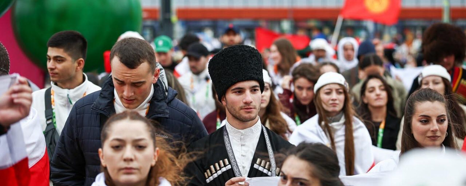 Участники Международного фестиваля молодежи в Екатеринбурге - Sputnik Южная Осетия, 1920, 24.09.2026