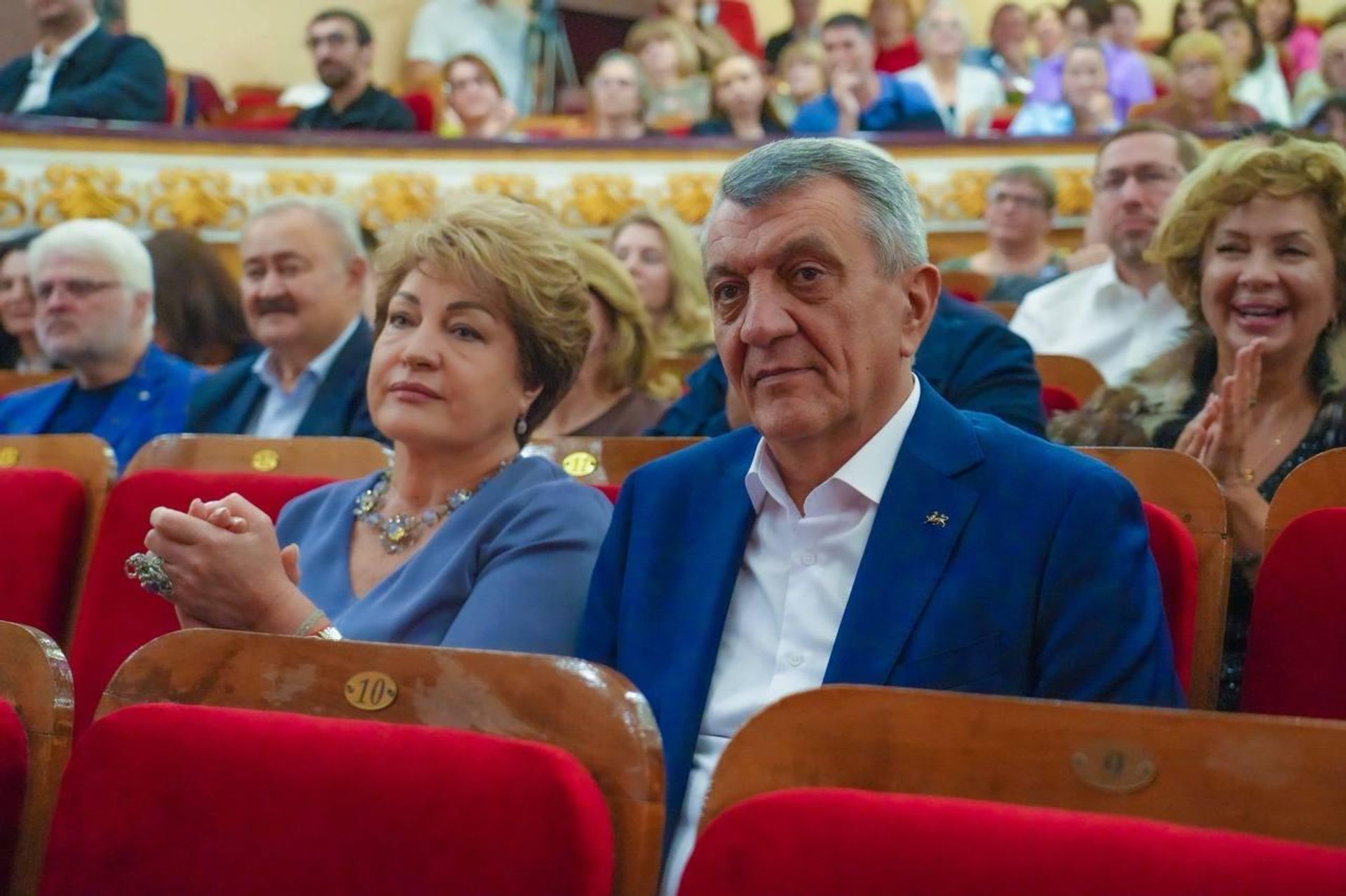 Сергей Меняйло посетил празднование 155-летия Академического русского театра имени Евгения Вахтангова - Sputnik Южная Осетия, 1920, 27.09.2026
