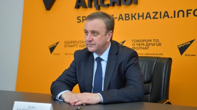 Владимир Делба в ПЦ Спутник Абхазия