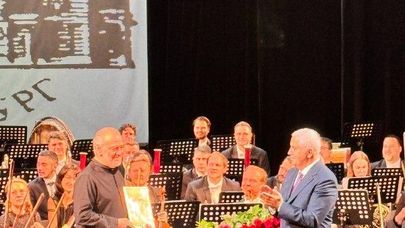 Концерт Валерия Гергиева и Симфонического оркестра Мариинского театра в Цхинвале