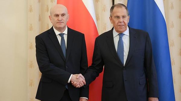Встреча министров иностранных дел Южной Осетии и России Ахсара Джиоева и Сергея Лаврова - Sputnik Южная Осетия