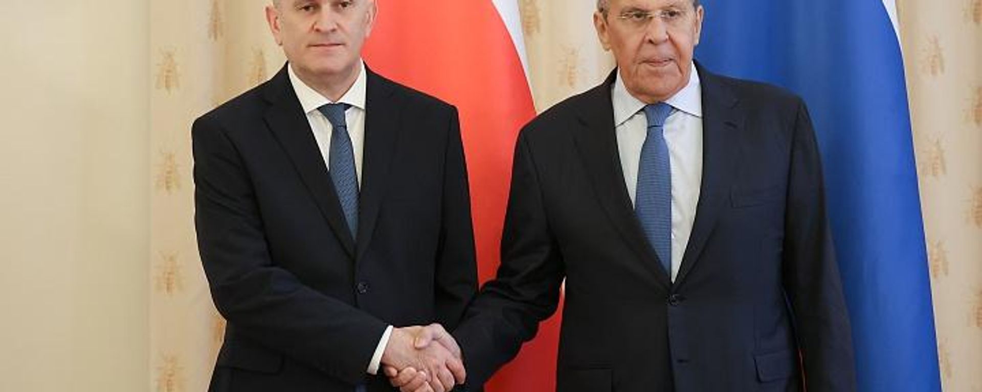 Встреча министров иностранных дел Южной Осетии и России Ахсара Джиоева и Сергея Лаврова - Sputnik Южная Осетия, 1920, 01.10.2026