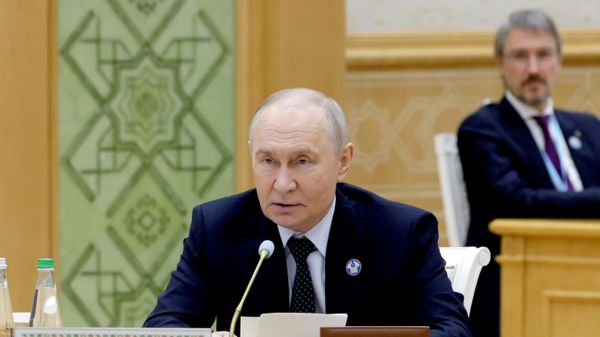Президент России Владимир Путин на заседании совета глав стран СНГ в Туркменистане - Sputnik Южная Осетия