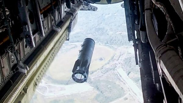 Дальний бомбардировщик Ту-22м3 наносит бомбовый удар. Архивное фото - Sputnik Южная Осетия