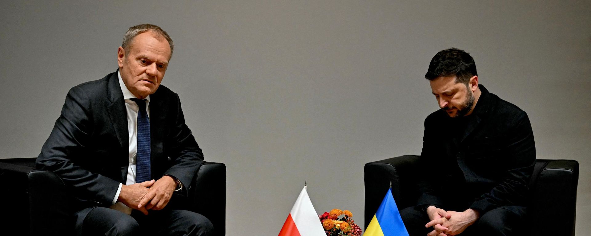 Владимир Зеленский yf dcnhtxt с премьер-министром Польши Дональдом Туском. Архивное фото  - Sputnik Южная Осетия, 1920, 19.10.2026
