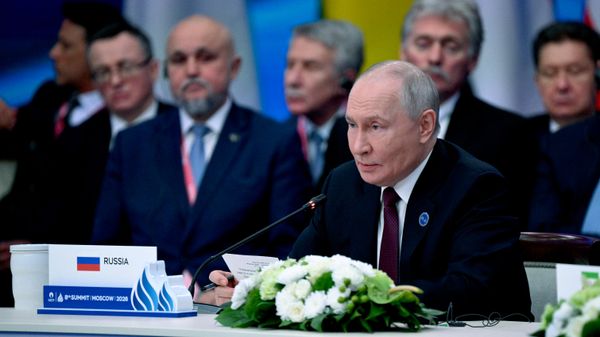 Президент РФ Владимир Путин на пленарном заседании саммита ФСЭГ - Sputnik Южная Осетия