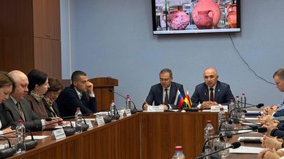 Ректоры Юго-Осетинского государственного университета и Северо-Осетинского государственного университета, Вадим Тедеев и Алан Огоев подписали обновленное соглашение о сотрудничестве