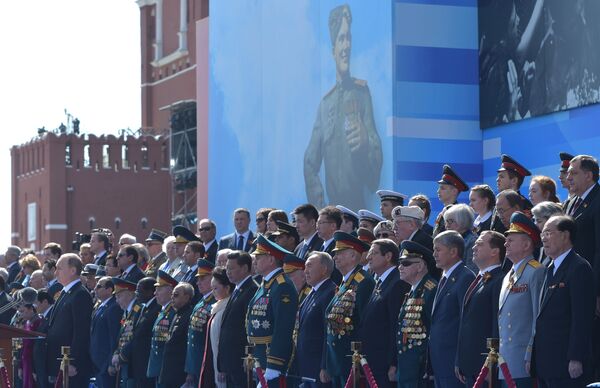 Военный парад в ознаменование 70-летия Победы в Великой Отечественной войне 1941-1945 годов Военный парад в ознаменование 70-летия Победы в Великой Отечественной войне 1941-1945 годов - Sputnik Южная Осетия