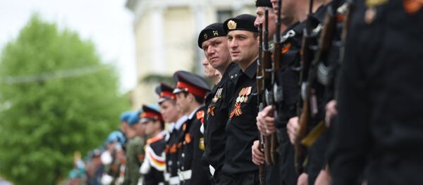 Парад победы в Цхинвале - Sputnik Хуссар Ирыстон