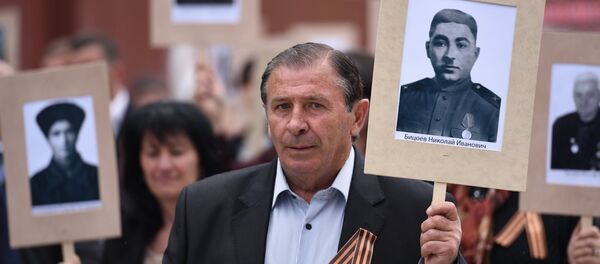 В Цхинвале прошел парад победы - Sputnik Южная Осетия