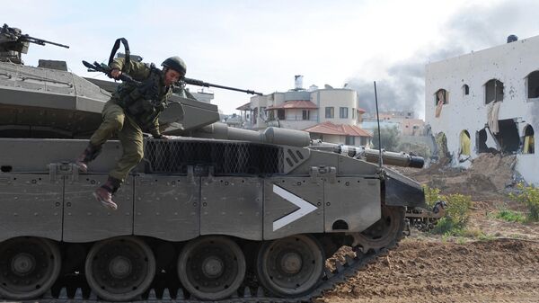 Действия израильских войск в секторе Газа - Sputnik Южная Осетия