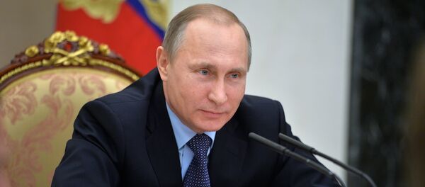 Президент РФ В.Путин Президент РФ В.Путин - Sputnik Южная Осетия