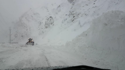 Снегопад на Транскаме 