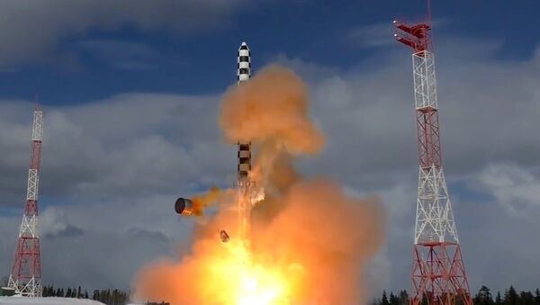 Запуск межконтинентальной баллистической ракеты Сармат - Sputnik Южная Осетия