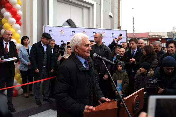 Открытие Школы космонавтики имени Руслана Комаева во Владикавказе Открытие Школы космонавтики имени Руслана Комаева во Владикавказе - Sputnik Южная Осетия