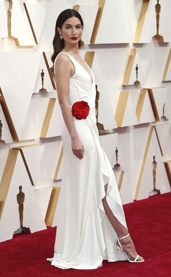 Модель Лили Олдридж на красной дорожке церемонии вручения пермии Оскар-2020 в Лос-Анджелесе - Sputnik Южная Осетия