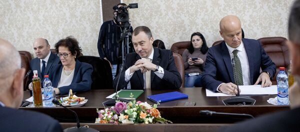 Встреча представителей власти Южной Осетии с сопредседателями Женевских дискуссий Встреча представителей власти Южной Осетии с сопредседателями Женевских дискуссий - Sputnik Южная Осетия