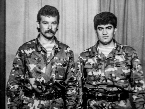 Бойцы ОМОН, 1990-е. - Sputnik Южная Осетия