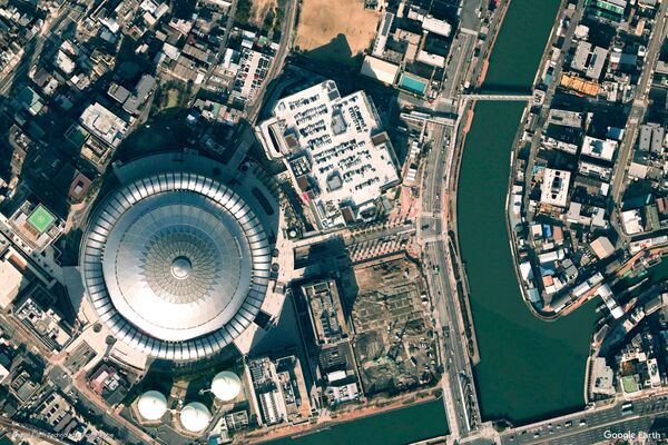 Изображение из космоса города Осака, Япония. - Sputnik Южная Осетия