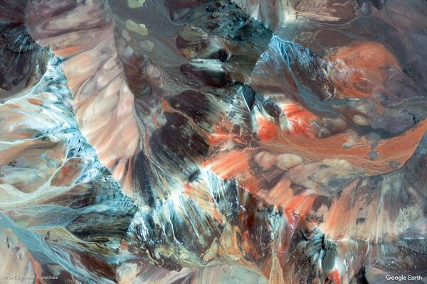 Изображение из космоса провинции Паринакота в составе области Арика-и-Паринакота, Чили - Sputnik Южная Осетия