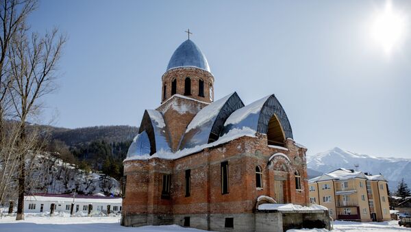 Храм в честь Святого Георгия в Квайсе - Sputnik Южная Осетия