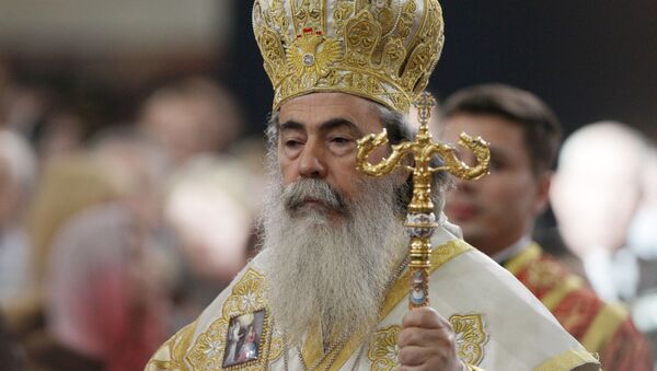 Патриарх Иерусалимский Феофил III. Архивное фото  - Sputnik Южная Осетия