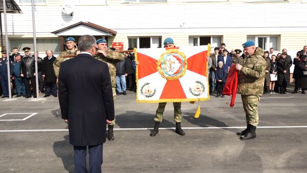 Спецназу Южной Осетии вручили боевое знамя - Sputnik Южная Осетия