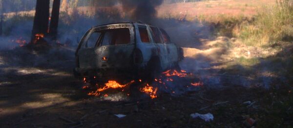 Сгоревший автомобиль - Sputnik Южная Осетия