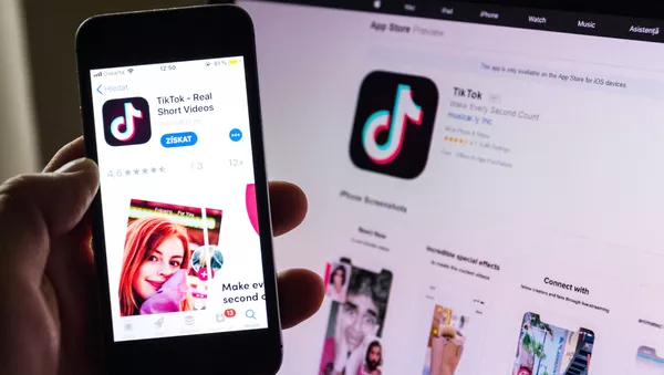 Иконка на экране смартфона социальной сети TikTok - Sputnik Южная Осетия