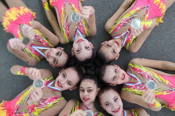 Югоосетинские гимнастки заняли второе место на турнире в Краснодаре - Sputnik Южная Осетия